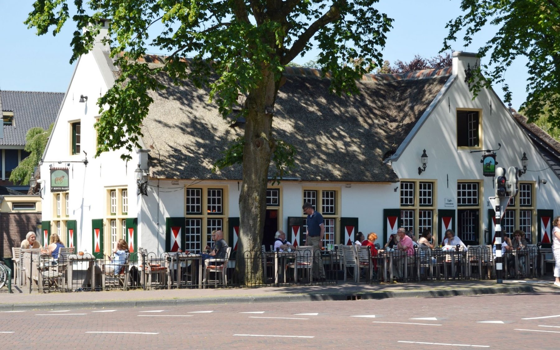 A terrace on the Brink in Laren